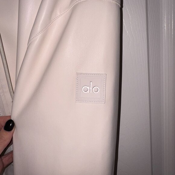 ALO Yoga Cream Bomber Jacket - Picture 7 of 7